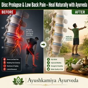 Ayurvedic Treatment for Disc Prolapse and Back Pain at Ayushkamiya Ayurveda